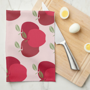 Crisp & Clean: Red Apple Mark Kitchen Handtuch