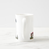 Crisp Point Lighthouse Ausschnitt Knochen China Ta Porzellantasse (Rückseite)