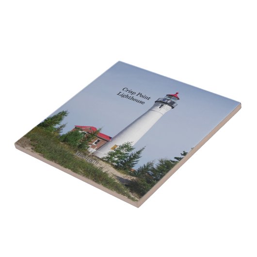 Crisp Point Lighthouse Flip Fliese (Seite)