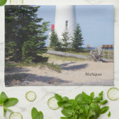 Crisp Point Lighthouse Küchentücher (Gefaltet)