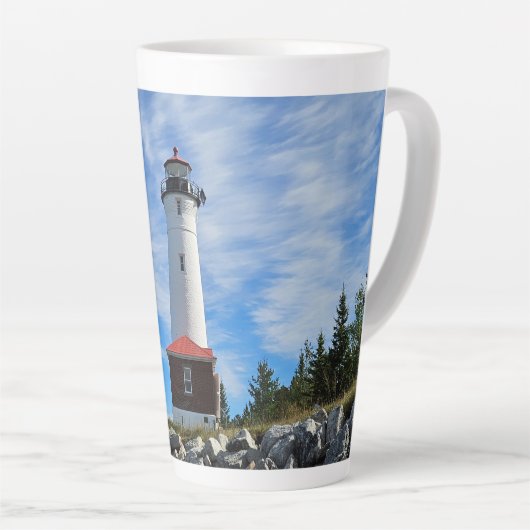 Crisp Point Lighthouse Milchtasse (Rechte Ecke)