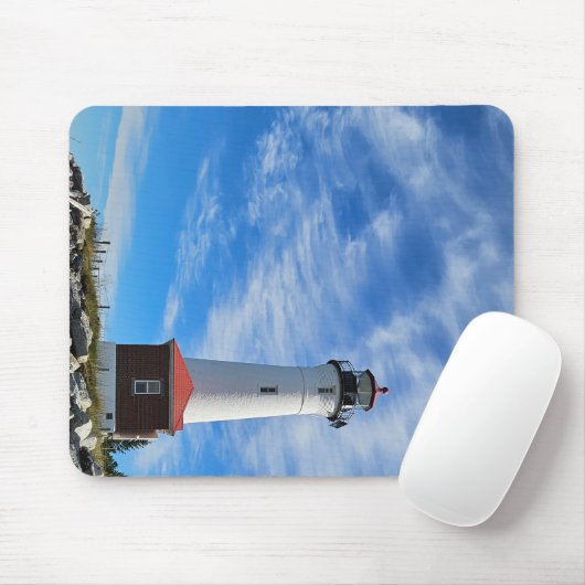 Crisp Point Lighthouse Mousepad (Mit Mouse)