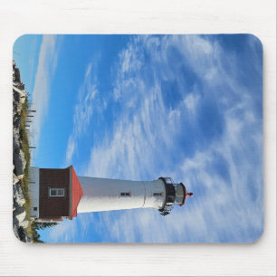 Crisp Point Lighthouse Mousepad
