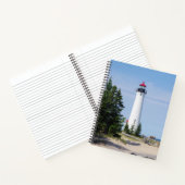Crisp Point Lighthouse Notebook Notizblock (Innenseite)
