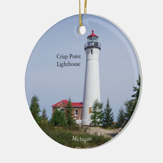 Crisp Point Lighthouse Ornament (Links)