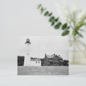 Crisp Point Lighthouse Postkarte (Stehend Vorderseite)