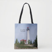 Crisp Point Lighthouse rund um die Tasche (Vorderseite)