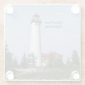 Crisp Point Lighthouse Untersetzer (Rückseite)