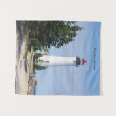 Crisp Point Lighthouse Wandteppiche (Vorderseite (Horizontal))