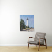 Crisp Point Lighthouse Wandteppiche (Beispiel)