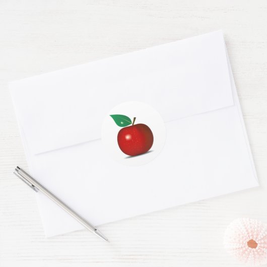 Crisp Red Apple Stickers (Umschlag)