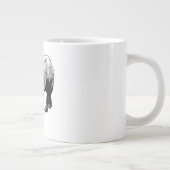 Crisp Weihnachten Bulldog Jumbo-Tasse (Rechts)