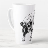 Crisp Weihnachten Bulldog Milchtasse (Linke Ecke)