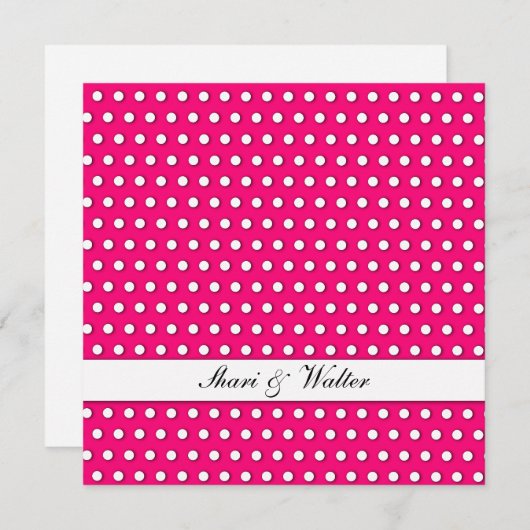 Crisp White Punkt Muster (Vorne/Hinten)