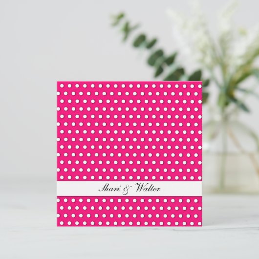 Crisp White Punkt Muster (Stehend Vorderseite)