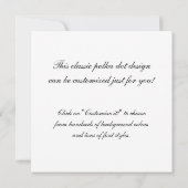 Crisp White Punkt Muster (Rückseite)