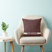 Crisp White Punkt Muster Kissen (Stuhl )