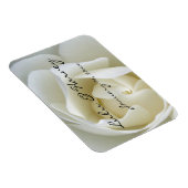 Crisp White Rose Magnet (Rechte Seite)