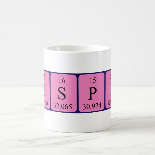 Crispin Periodenname Tasse (Mittel)