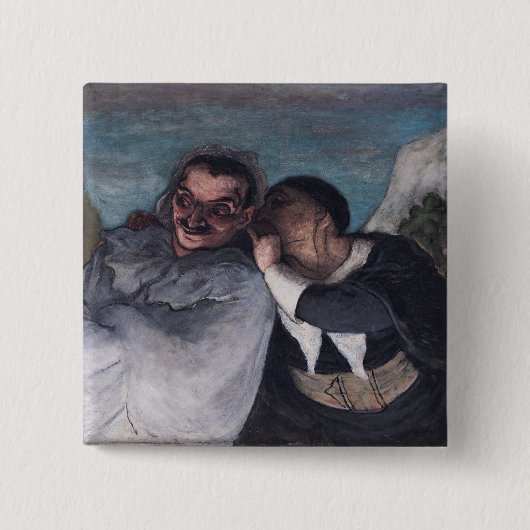 Crispin und Scapin Button (Vorderseite)