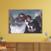 Crispin und Scapin Leinwanddruck (Insitu (Wohnzimmer))
