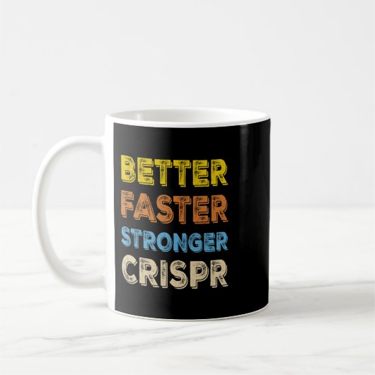 Crispr DNA Edits Funny Scientist Biologe Kaffeetasse (Links)