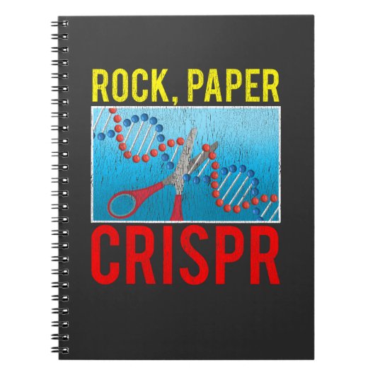 Crispr Funny Biology Student Science Biologist DNA Notizblock (Vorderseite)