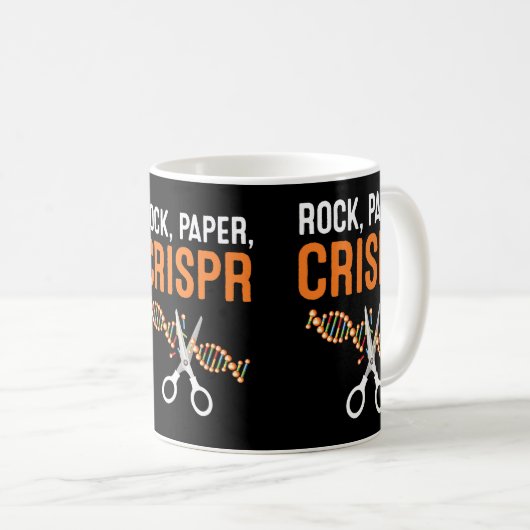 Crispr Science Crisper Better Bacon Gene Edit Gesc Kaffeetasse (VorderseiteRechts)