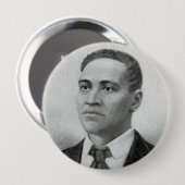 Crispus Attucks Black Martyr American Revolution Button (Vorne & Hinten)