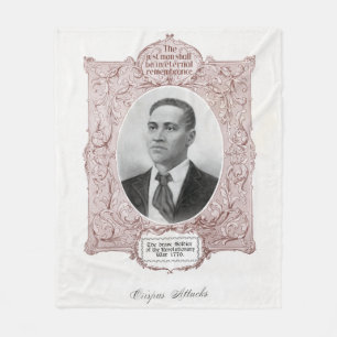 Crispus Attucks: Märtyrer der amerikanischen Revol Fleecedecke