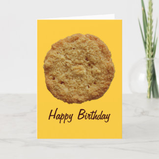 Crispy Baked Cookie Party Event Geburtstagskarte Karte