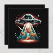 Crispy Chicken Nugget Einladung (Vorne/Hinten)