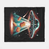 Crispy Chicken Nugget Fleecedecke (Vorderseite (Horizontal))