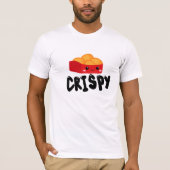 Crispy Chicken Nuggets Foodie T-Shirt (Vorderseite)