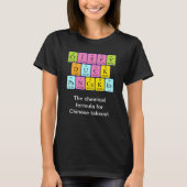 Crispy Duck Pancakes Periodisches Tabellenwort Shi T-Shirt (Vorderseite)