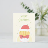 Crispy Patties Merry Chrispmas Postkarte (Stehend Vorderseite)