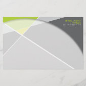 Criss Cross Geometric Muster Stilvolle Mod Art Briefpapier (Vorderseite)