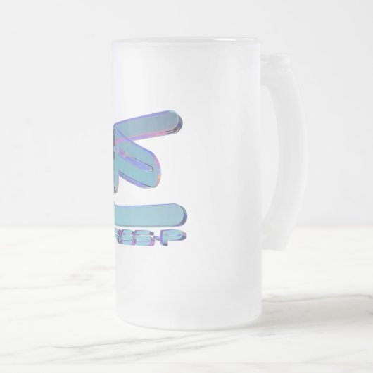 Criss P NFT Mattiert Glass Tasse (VorderseiteRechts)