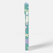 Crisscross Doodle Muster farbiger Name Case-Mate iPhone Hülle (Rückseite / Links)