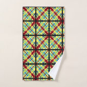 Crisscross Regenbogen Streifen Muster Badetücher Badhandtuch Set (Handtuch)