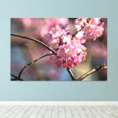 Crisscrossed Sakura Park/Garten: Leinwanddruck (Insitu (Holzboden))