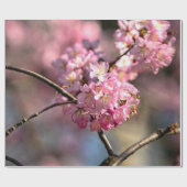 Crisscrossed Sakura Tree Twigs Geschenkpapier (Flach)