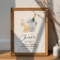 CRISTAL Bubbles and Brews Couples Duschzeichen