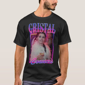 Cristal Connors Showgirls Tribute Sticker T-Shirt