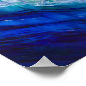 Cristallina-Burg im Meer Poster (Ecke)