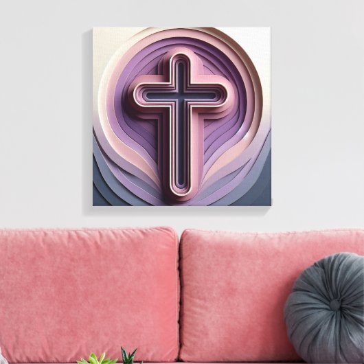 Cristian Cross Leinwanddruck (Insitu (Wohnzimmer))