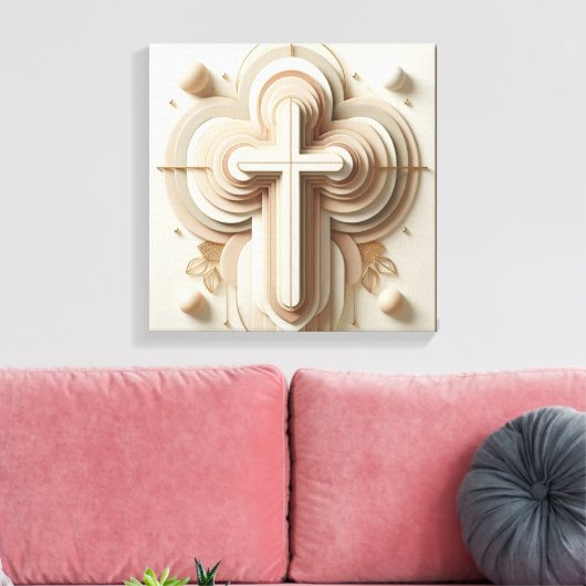 Cristian Cross Leinwanddruck (Insitu (Wohnzimmer))