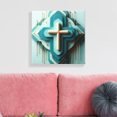 Cristian Cross Leinwanddruck (Insitu (Wohnzimmer))