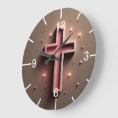 Cristian Light Cross Große Wanduhr (Winkel)