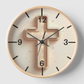 Cristian Light Cross Wand Uhr (Vorderseite)